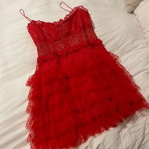 For Love & Lemons Red Dress!